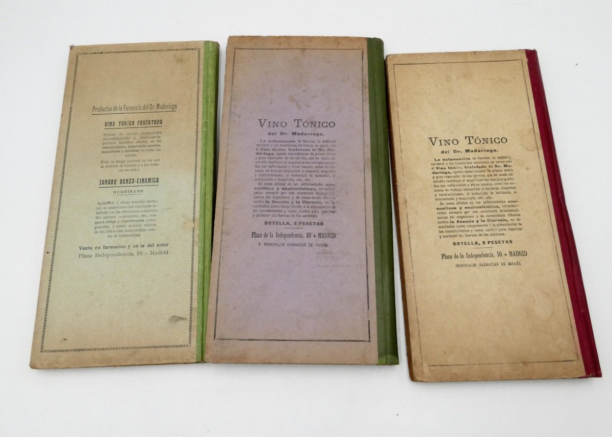 Five Diaries Including "agenda De Bufete", Spain, Art Deco, Madrid, Barcelona.-photo-7