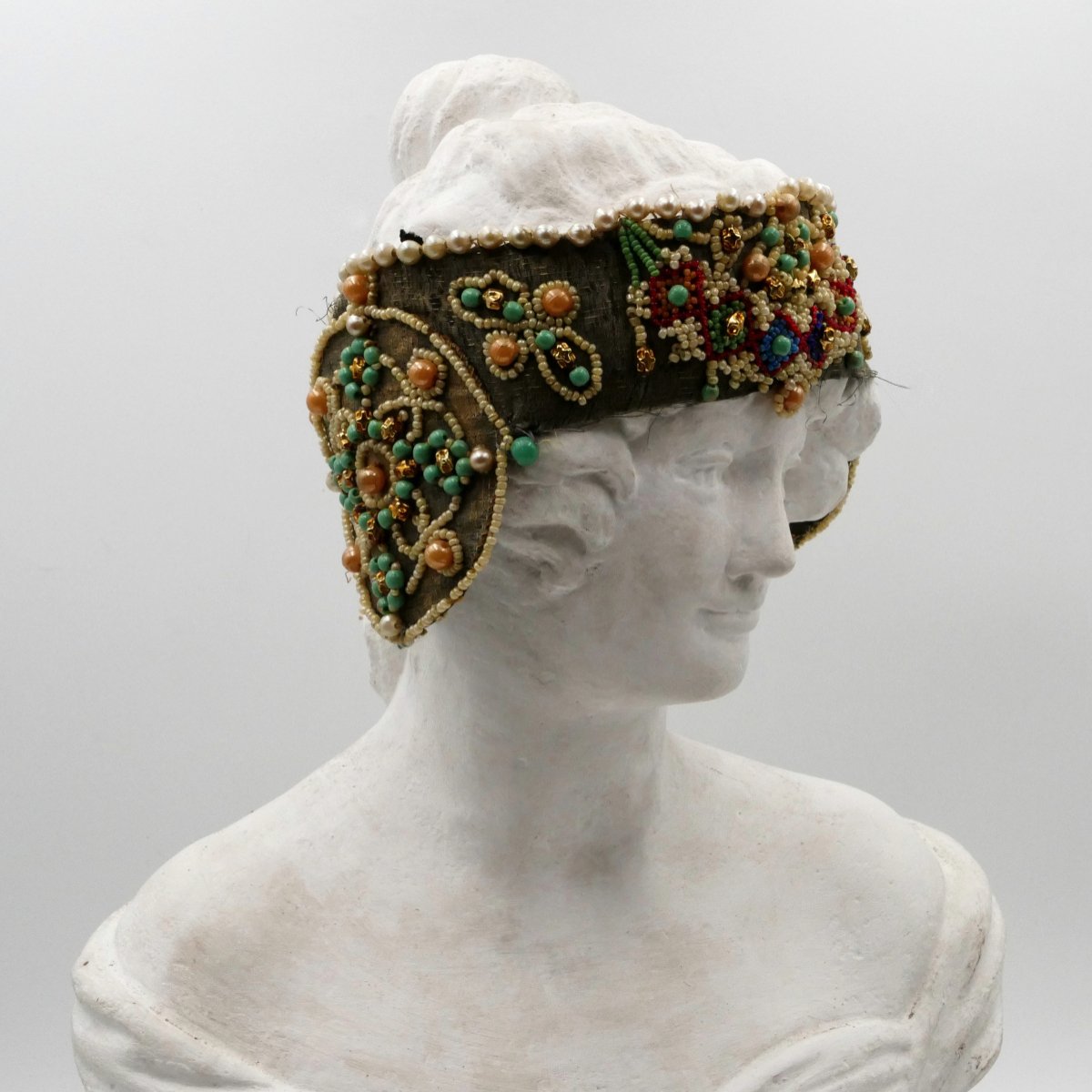 Rare Art Nouveau Head Decoration, Hairband Circa 1900.-photo-2