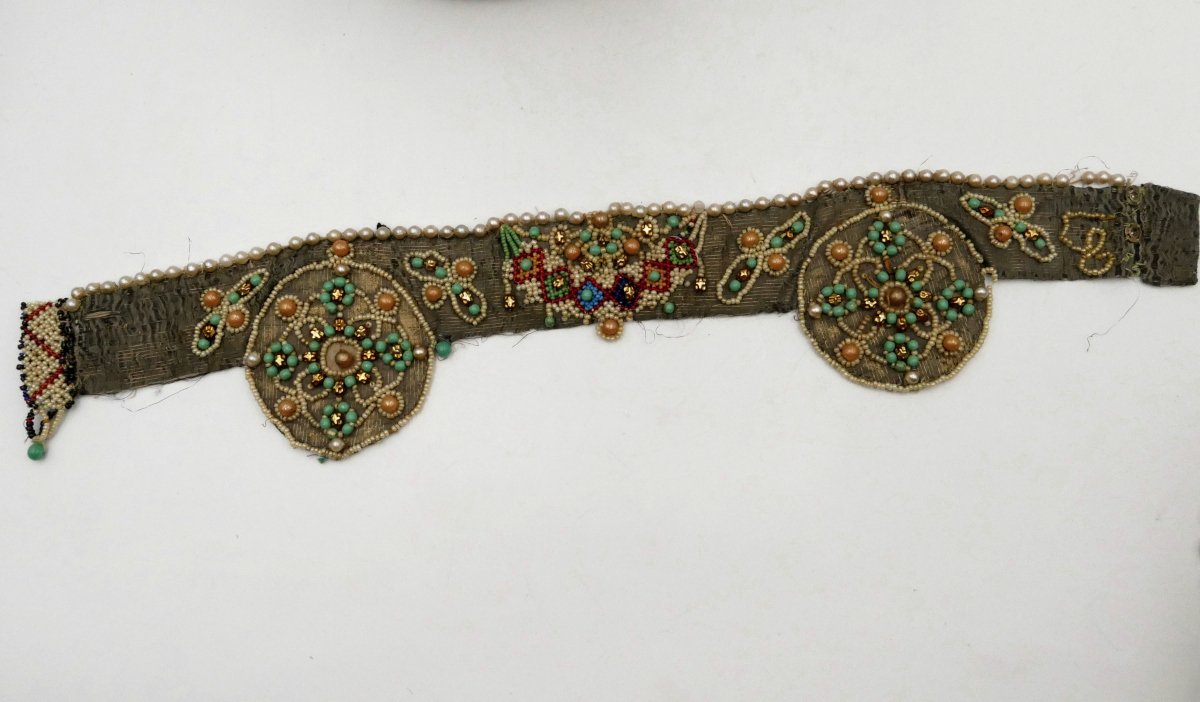 Rare Art Nouveau Head Decoration, Hairband Circa 1900.-photo-3