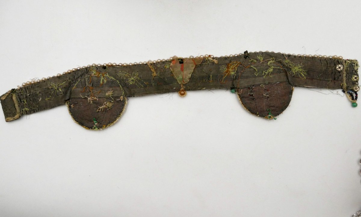 Rare Art Nouveau Head Decoration, Hairband Circa 1900.-photo-4