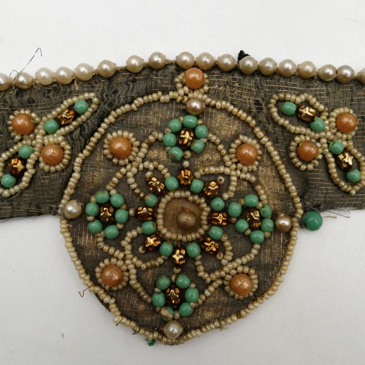 Rare Art Nouveau Head Decoration, Hairband Circa 1900.-photo-2