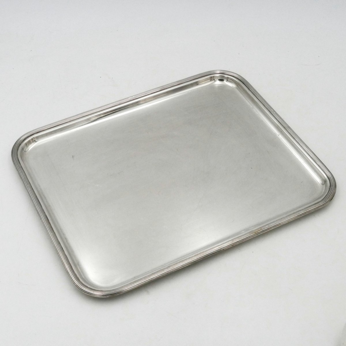 Service à thé/café 5 pièces en métal argenté, XXe siècle.-photo-3