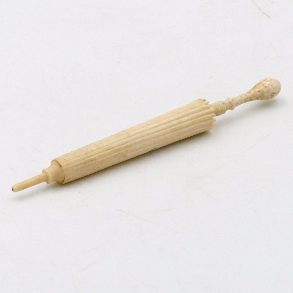 Parasol, Bone Needle Holder, Nautical Item, 19th Century.-photo-3