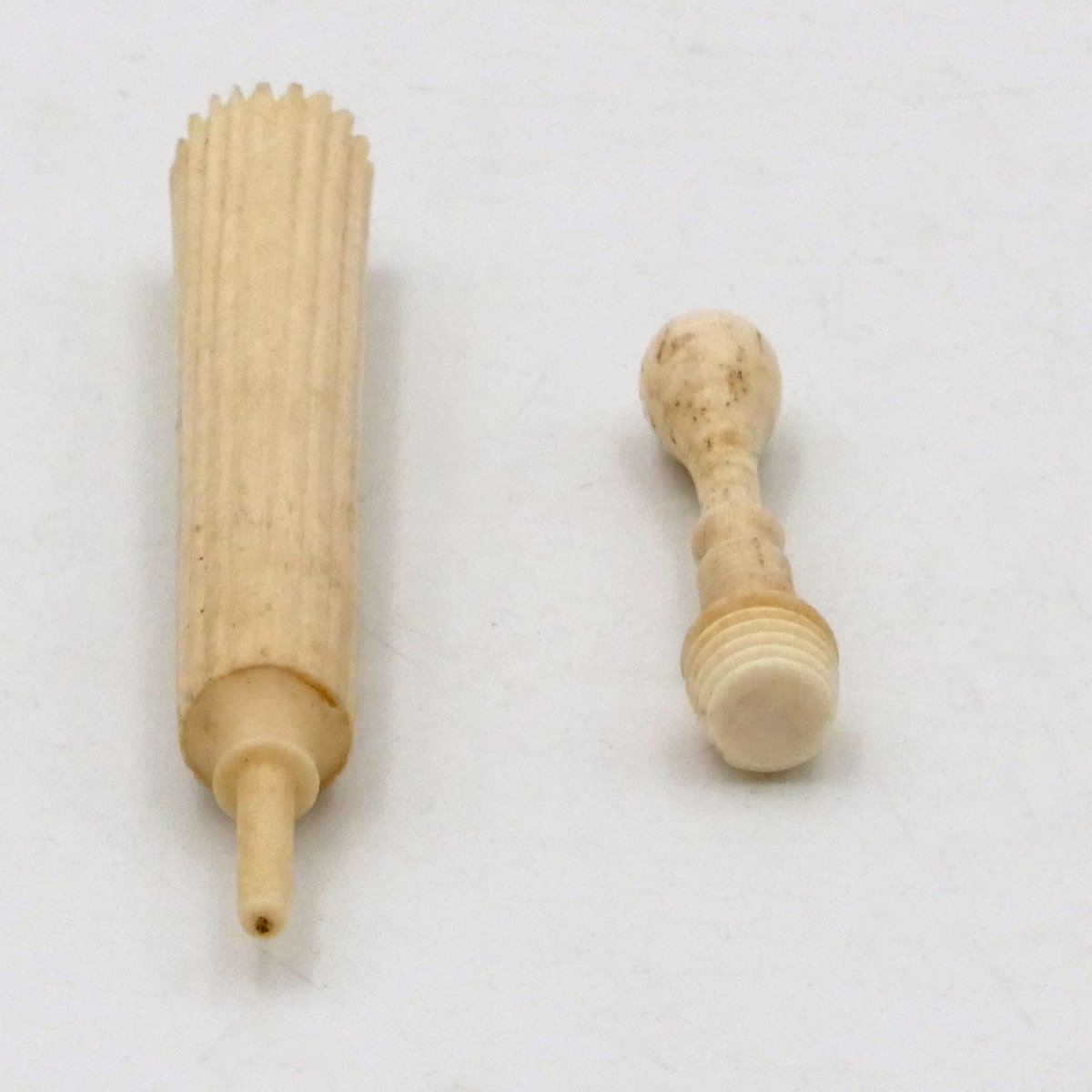 Parasol, Bone Needle Holder, Nautical Item, 19th Century.-photo-3