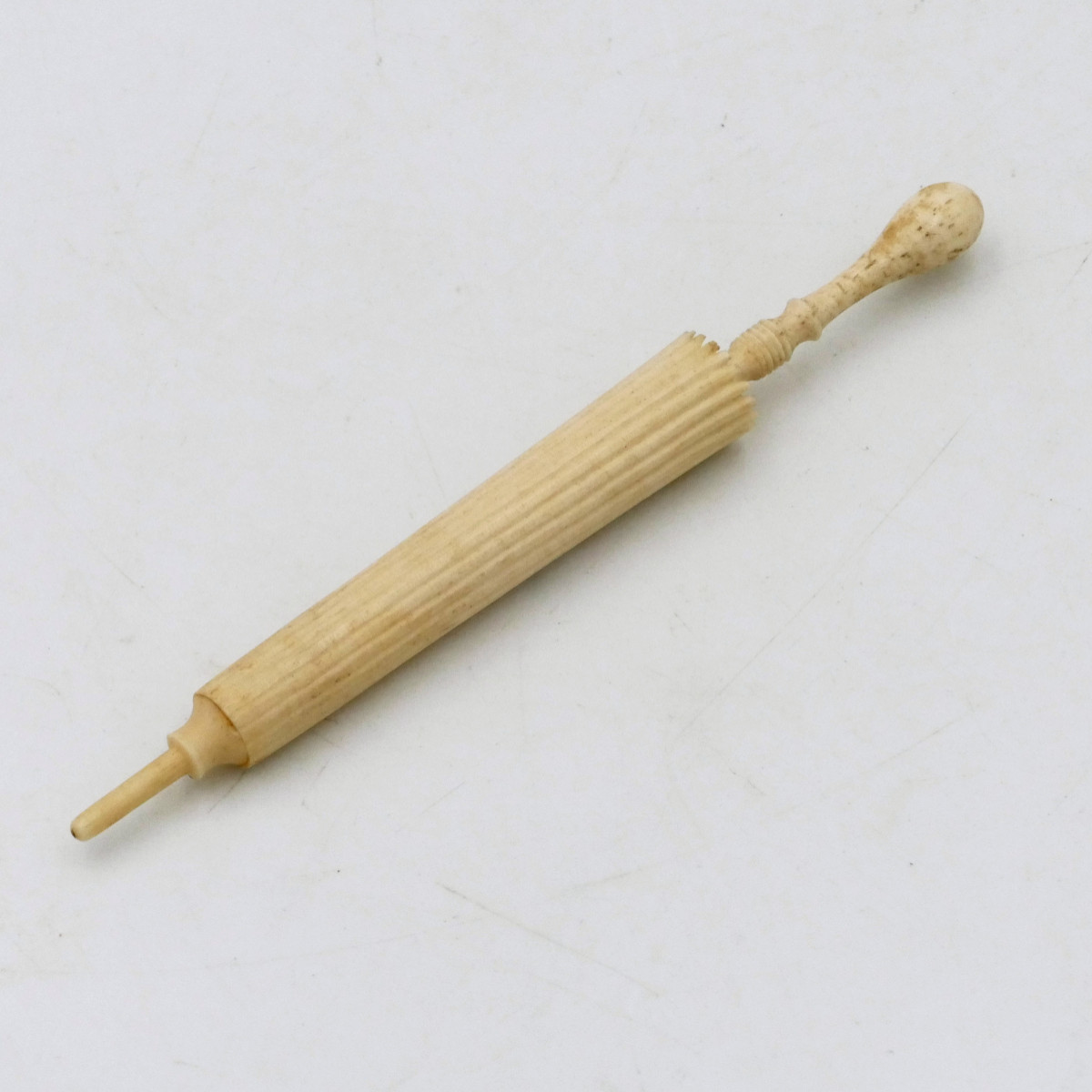 Parasol, Bone Needle Holder, Nautical Item, 19th Century.