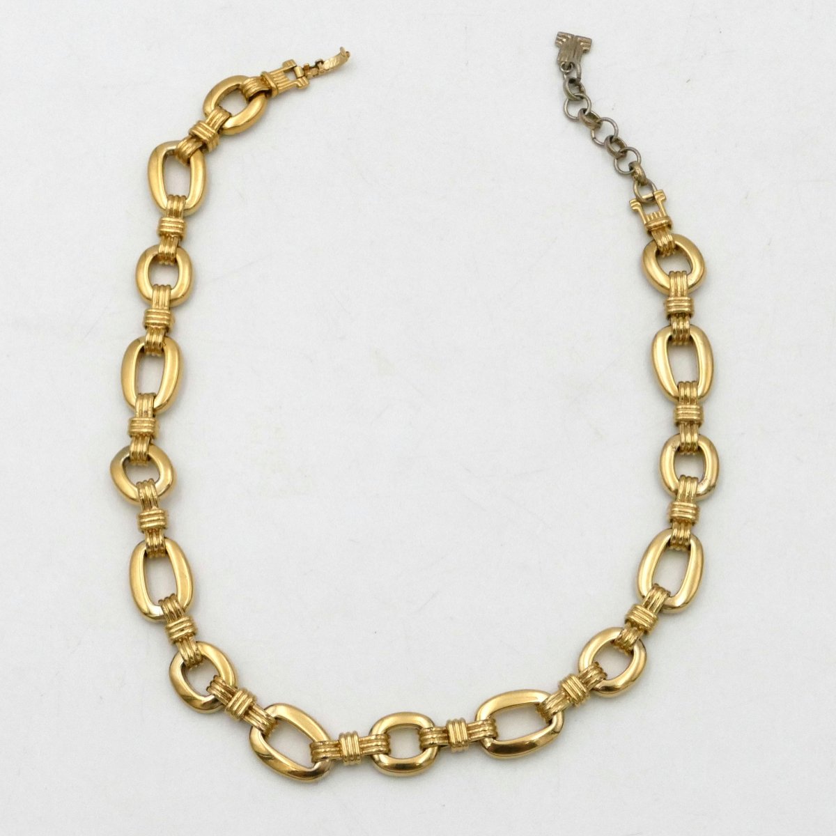 Lanvin, Choker Necklace, Gold-plated Metal, 1970, Germany. -photo-7