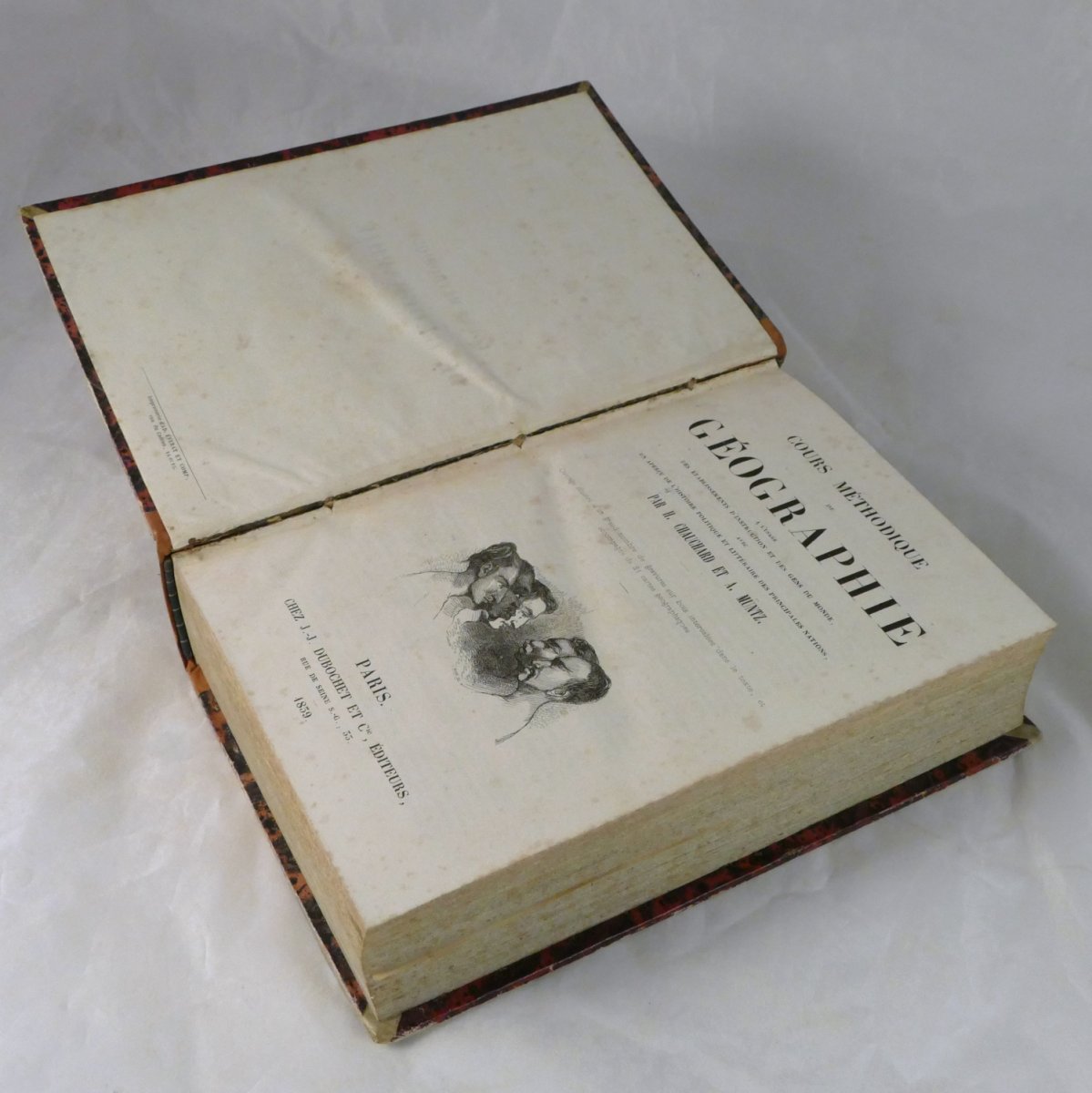 Chauchard / Muntz – Cours Méthodique Géographie, 20 Cartes 1839. -photo-4