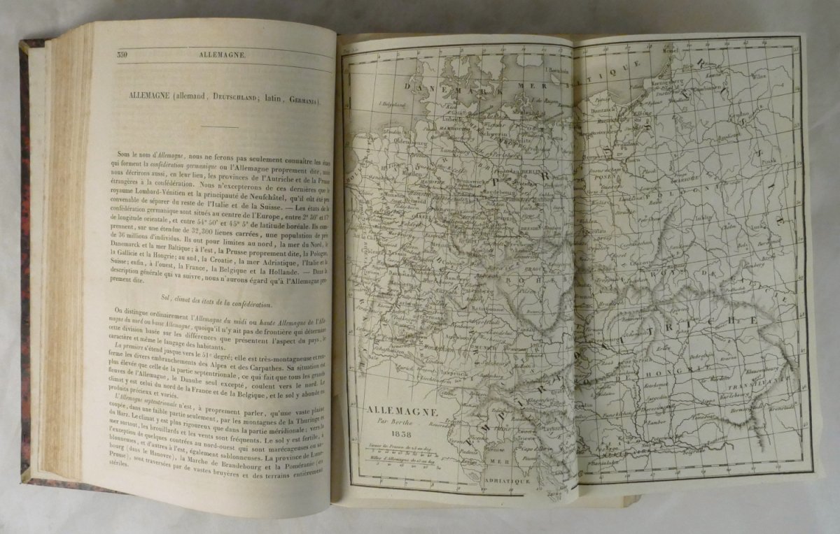 Chauchard / Muntz - Cours Méthodique Geography, 20 Cards 1839.-photo-4