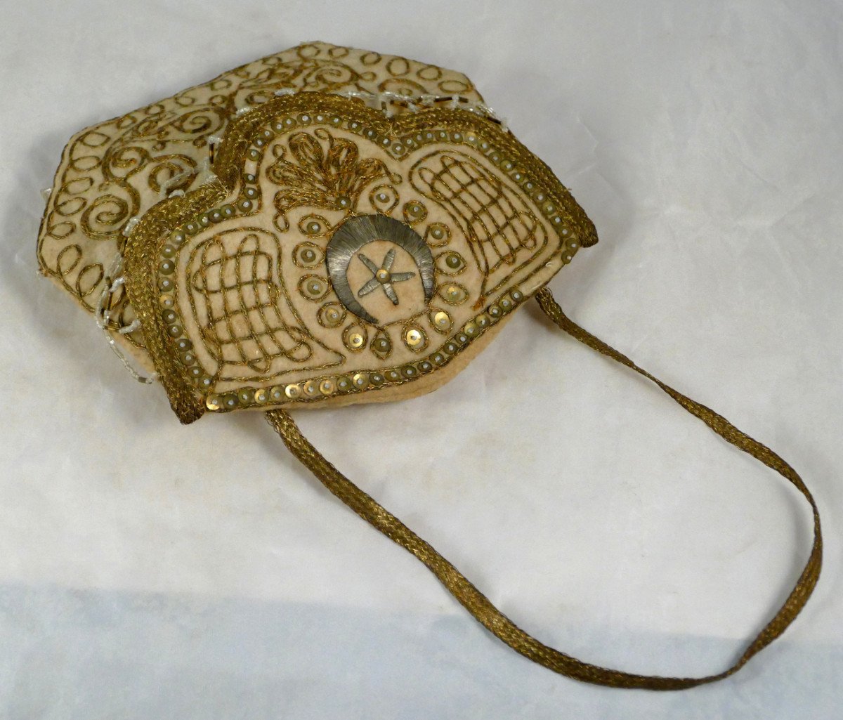 Réticule, Petit Sac à Main, Ottoman, Orientaliste, XIXème.-photo-3