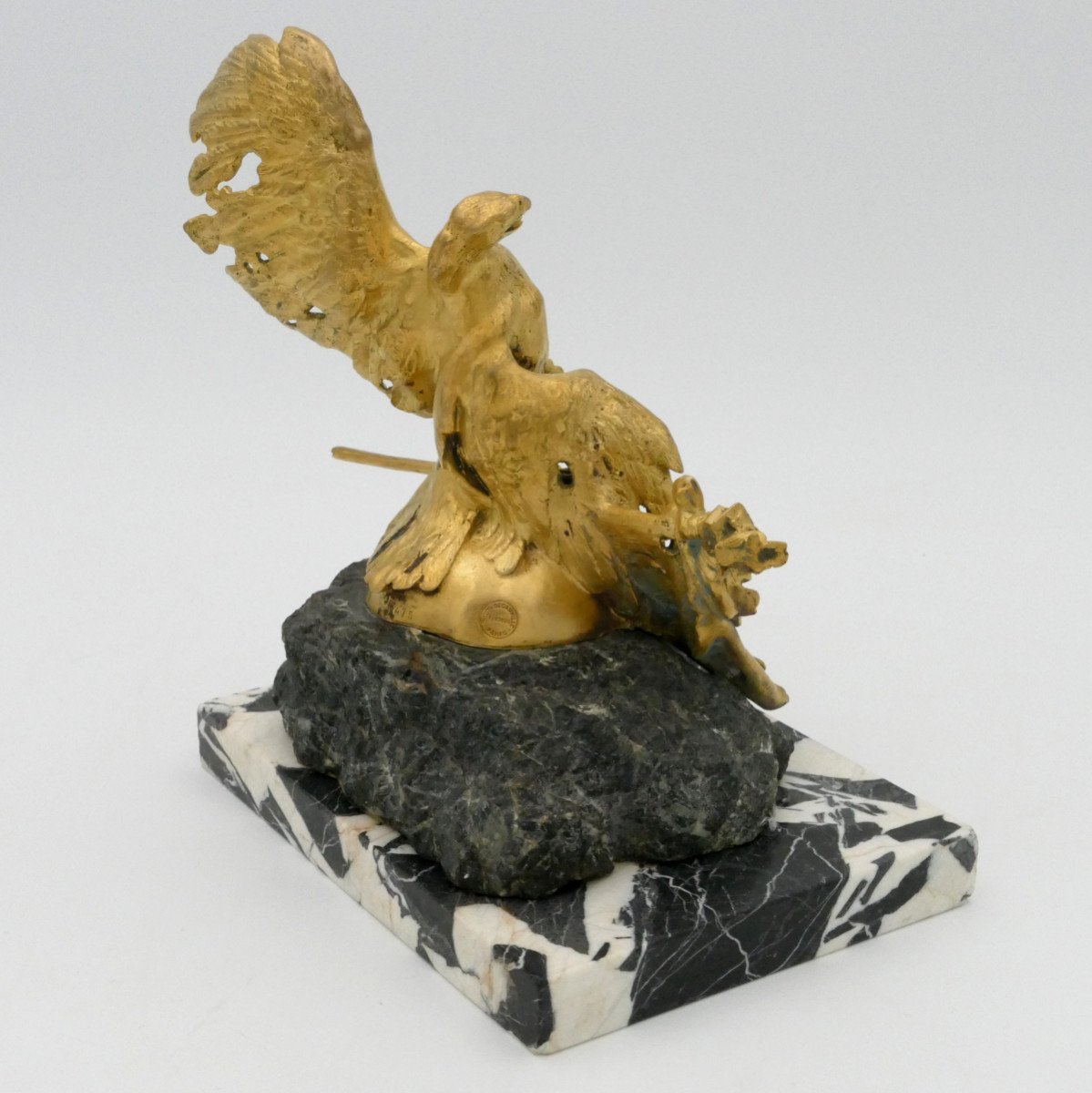 Jl. Gérôme (1824-1904), The Aigle De Waterloo, Gilt Bronze, Late 19th-early 20th Century.-photo-4
