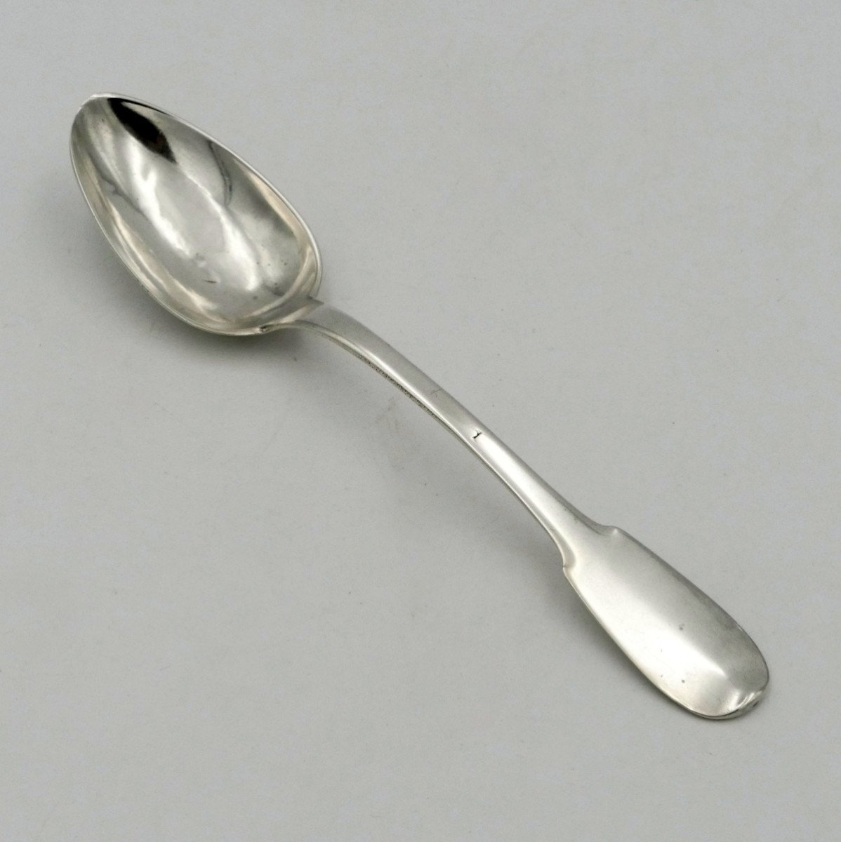 Spoon In Sterling Silver, 1819-1838, Pyrénées-orientales Department Hallmark.