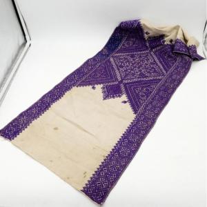 [rare] Fez Stitch Embroidery, Piece Of Fabric, Morocco 1900 - 1920.
