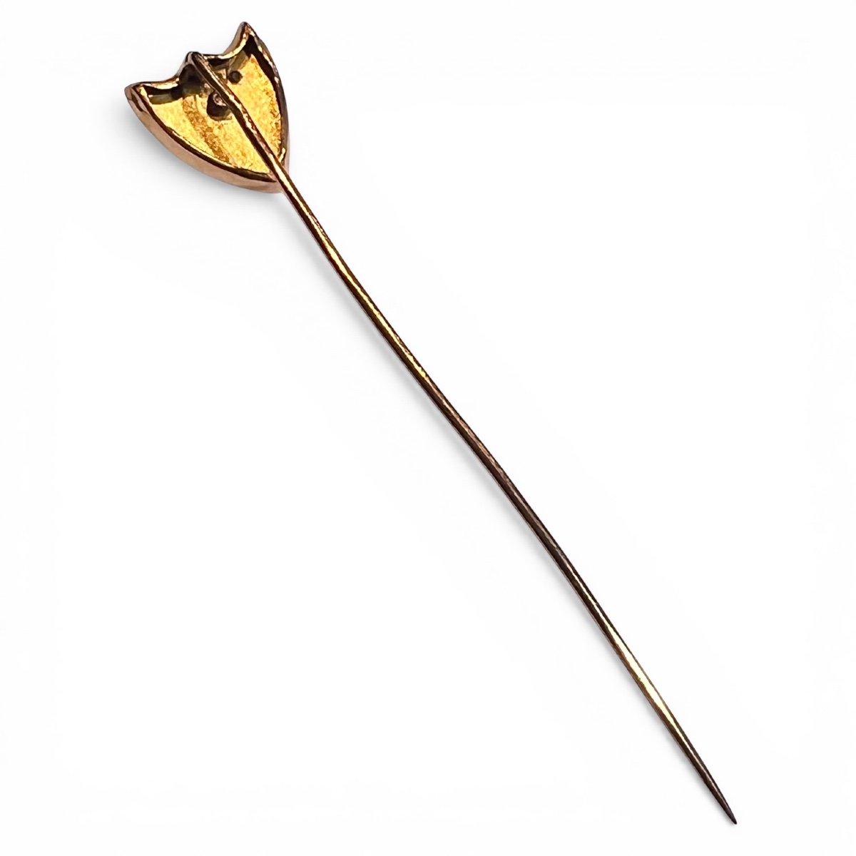 Antique Tie Pin, Late 19th Century, In 18-carat Gold, With A Stylized Fly, Rubies And Diamonds -photo-4