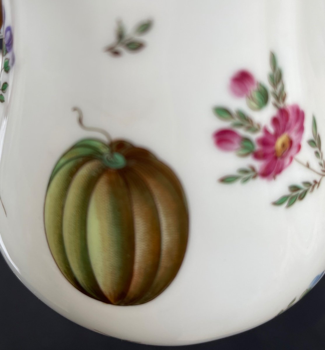 SERVICE À  CAFÉ RICHARD GINORI GUCCI ITALIAN FRUIT  PORCELAINE MANIFATURRA DI DOCCIA FLORENCE -photo-5