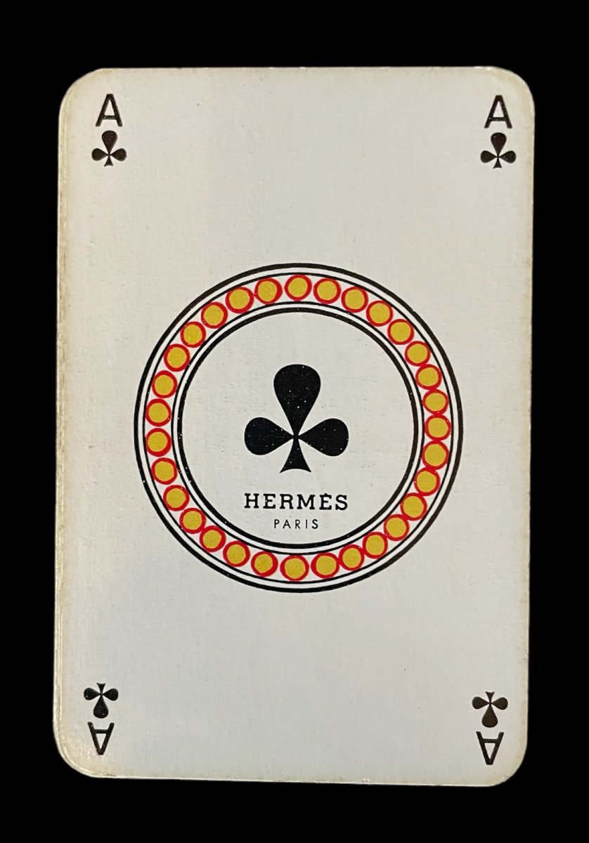 Set Of 2 Bridge Games Of 54 Cards From The House Of Hermès Draeger Frères Playing Cards -photo-1