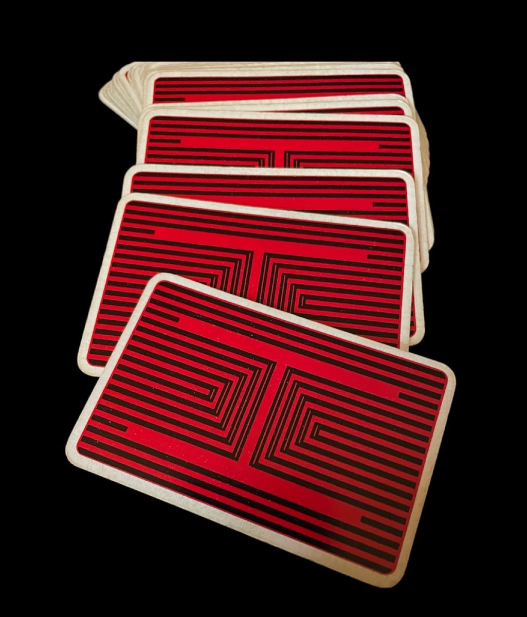 Set Of 2 Bridge Games Of 54 Cards From The House Of Hermès Draeger Frères Playing Cards -photo-3
