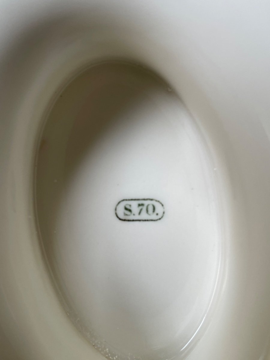 Napoleon III Sèvres Porcelain Table Service White And Gold Monogram D  -photo-4