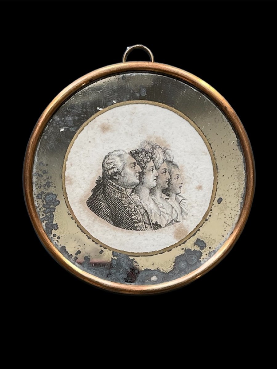Royalist Miniature Louis XVI Marie-antoinette Madame Elisabeth Louisxvii Royal Family-photo-5