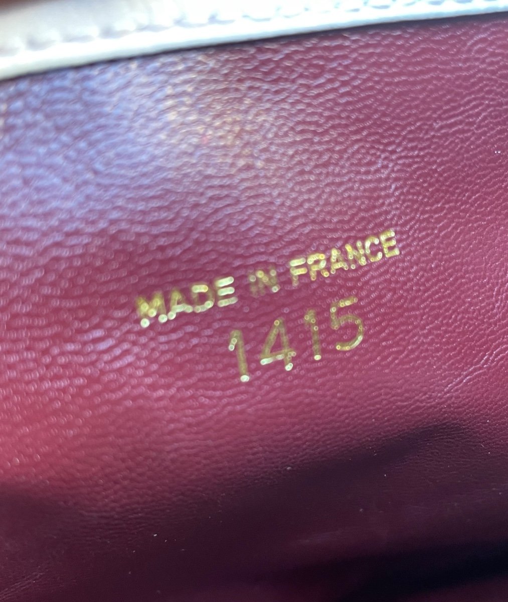 SAC SHOPPING  CHANEL KARL LAGERFELD  COCO CHANEL MAROQUINERIE CUIR BLANC MAISON CHANEL-photo-2