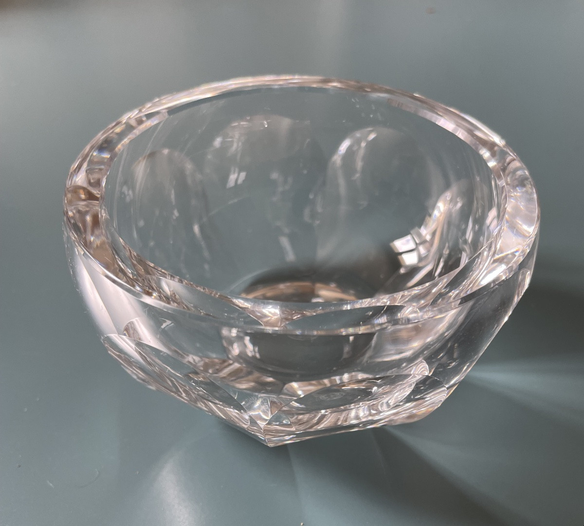 Baccarat Crystal Bowl, Harcourt Crystal Model, Pocket Tray, Bowl-photo-2