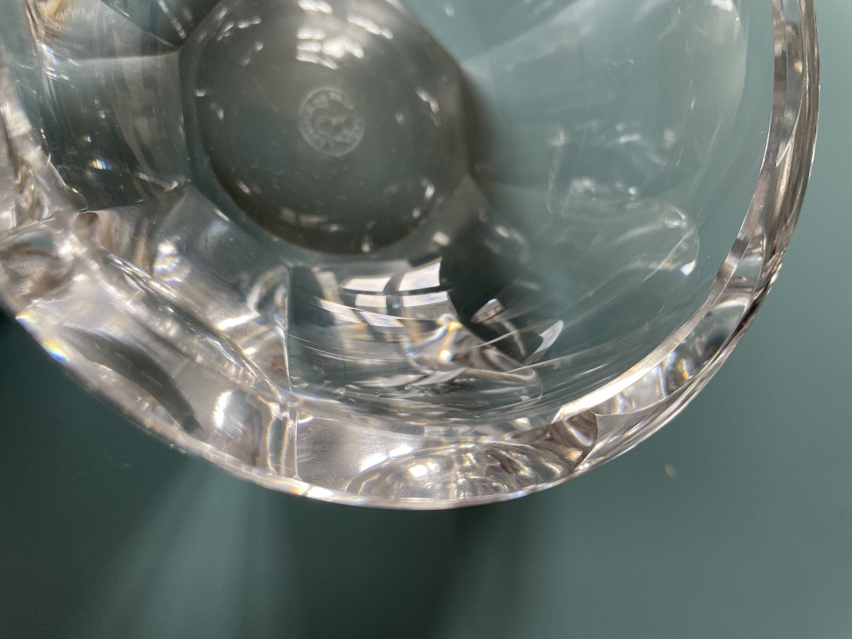 Baccarat Crystal Bowl, Harcourt Crystal Model, Pocket Tray, Bowl-photo-7