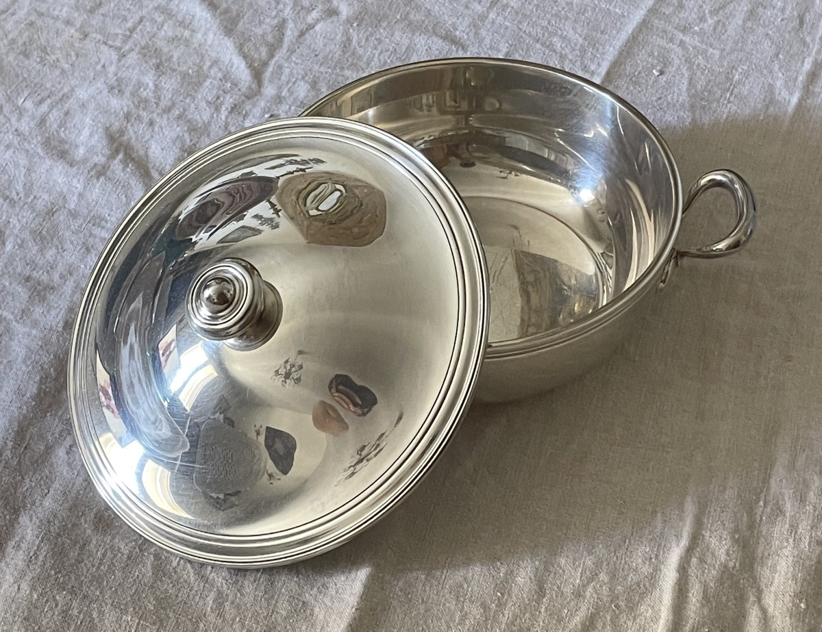 Silver-plated Vegetable Dish From Maison Ercuis Argenterie Art De La Table -photo-1