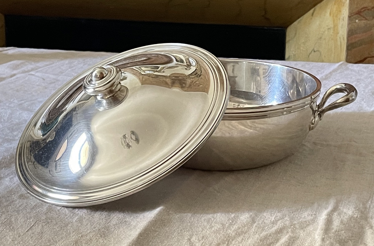 Silver-plated Vegetable Dish From Maison Ercuis Argenterie Art De La Table -photo-5