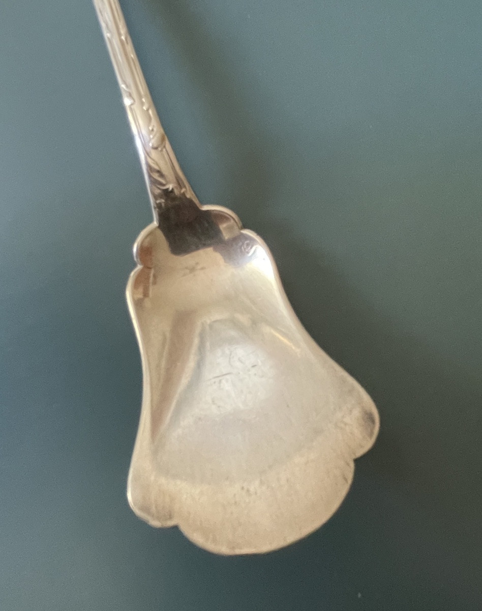 Christofle Silver-plated Appetizers Scoop Viscount Crown Noble Silverware -photo-1