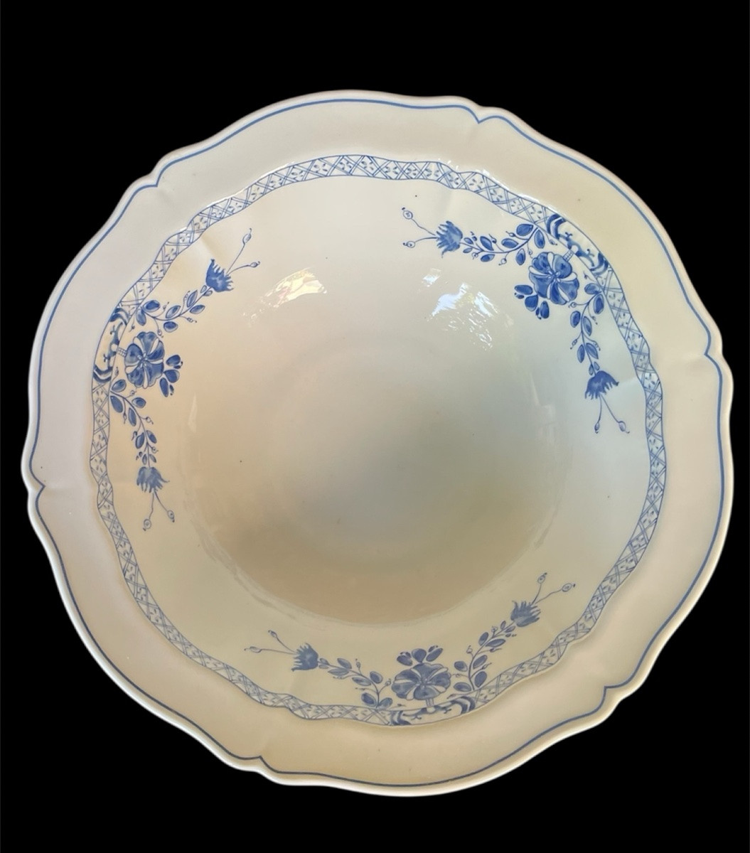 10-piece Limoges Porcelain Dinner Service From Maison Haviland, Angevine Model -photo-3