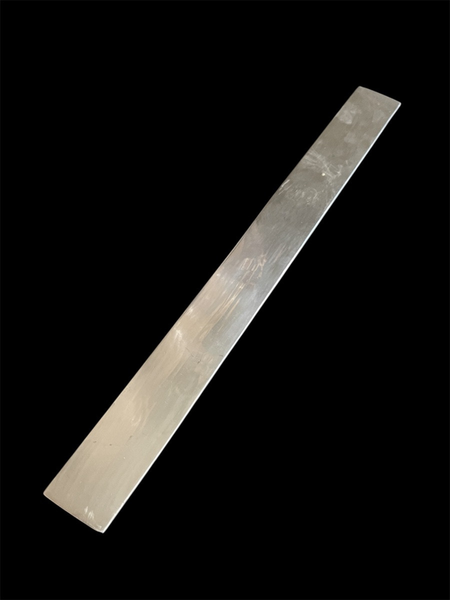 Maria Pergay Ruler For Jansen By In Silver Metal Bamboo Desk Accessory-photo-5