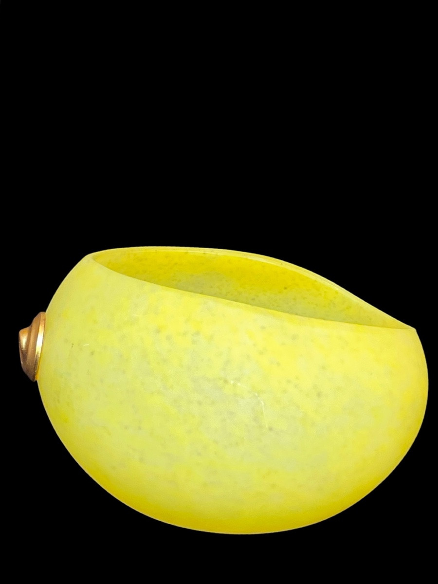 Pocket Or Bowl In Glass Paste Garouste & Benetti For The Nina Ricci House-photo-4