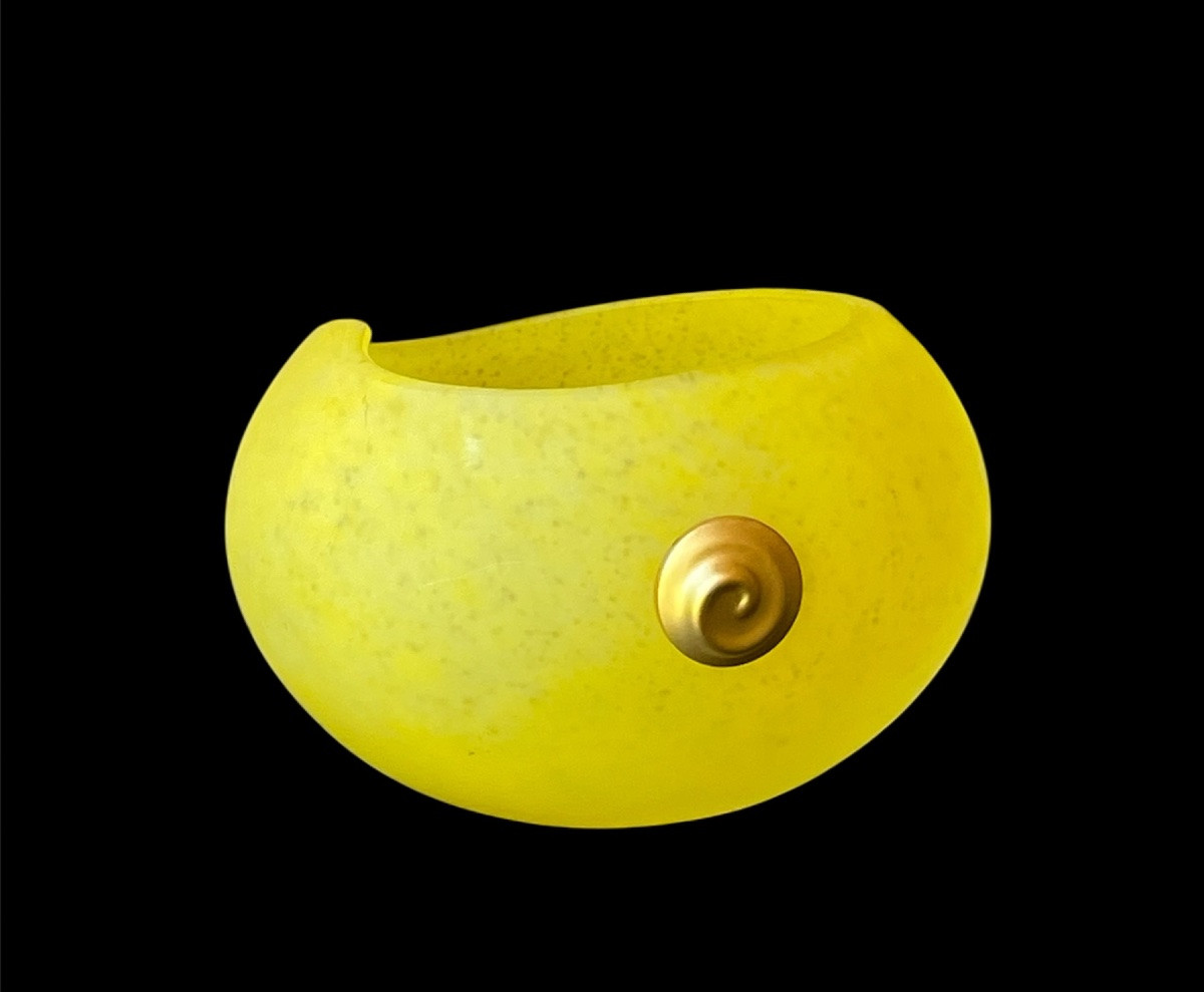 Pocket Or Bowl In Glass Paste Garouste & Benetti For The Nina Ricci House-photo-7