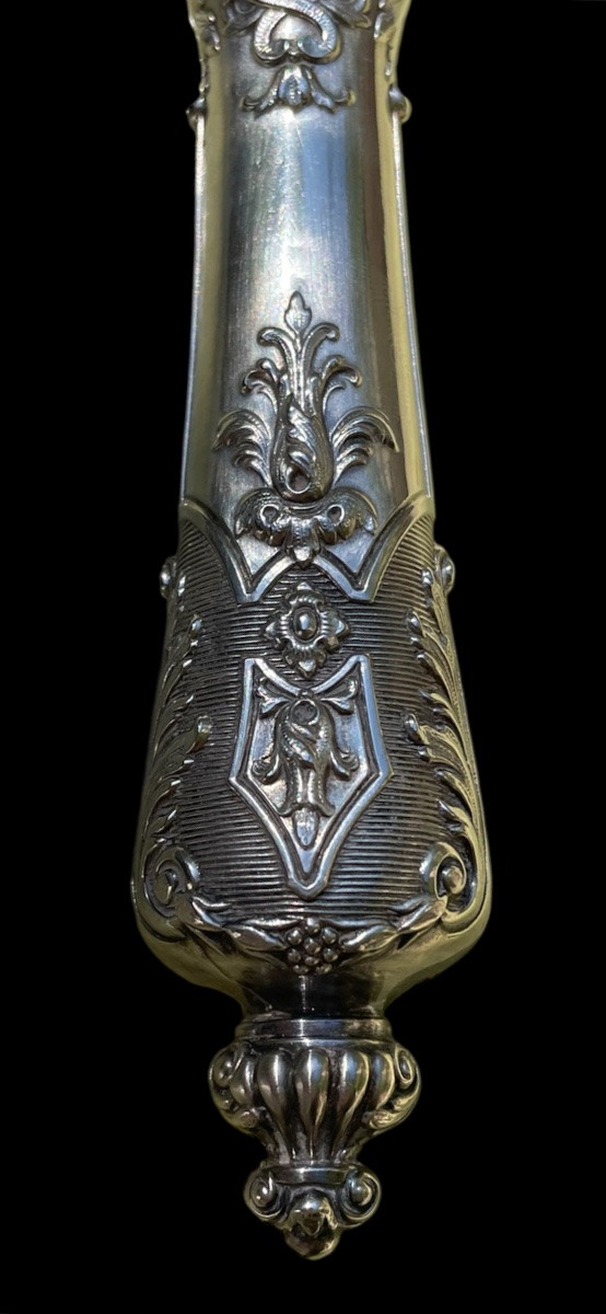 Napoleon III-filled Silver Cutlery By The Silversmith Victor Boivin Fils-photo-4