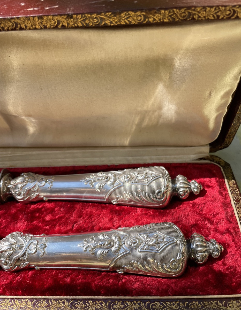 Napoleon III-filled Silver Cutlery By The Silversmith Victor Boivin Fils-photo-5