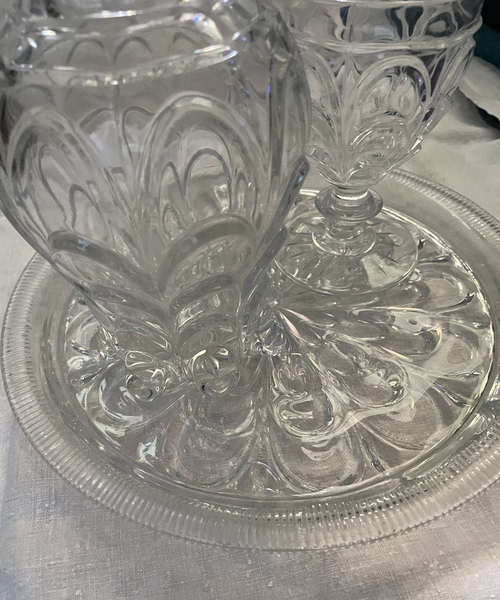SERVICE DE NUIT EN CRISTAL DE BACCARAT LE CREUSOT  ÉPOQUE.CHARLES X -photo-8