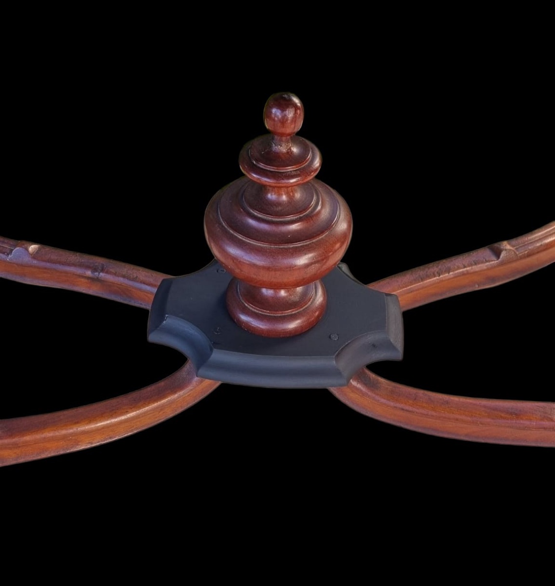 Napoleon III Period Mahogany Pedestal Table -photo-3