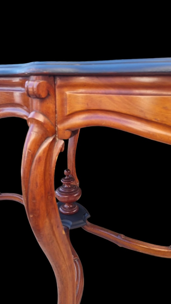 Napoleon III Period Mahogany Pedestal Table -photo-4