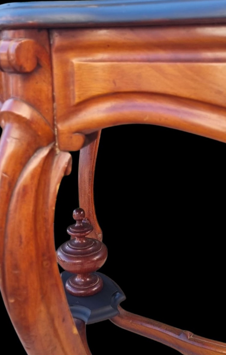 Napoleon III Period Mahogany Pedestal Table -photo-1