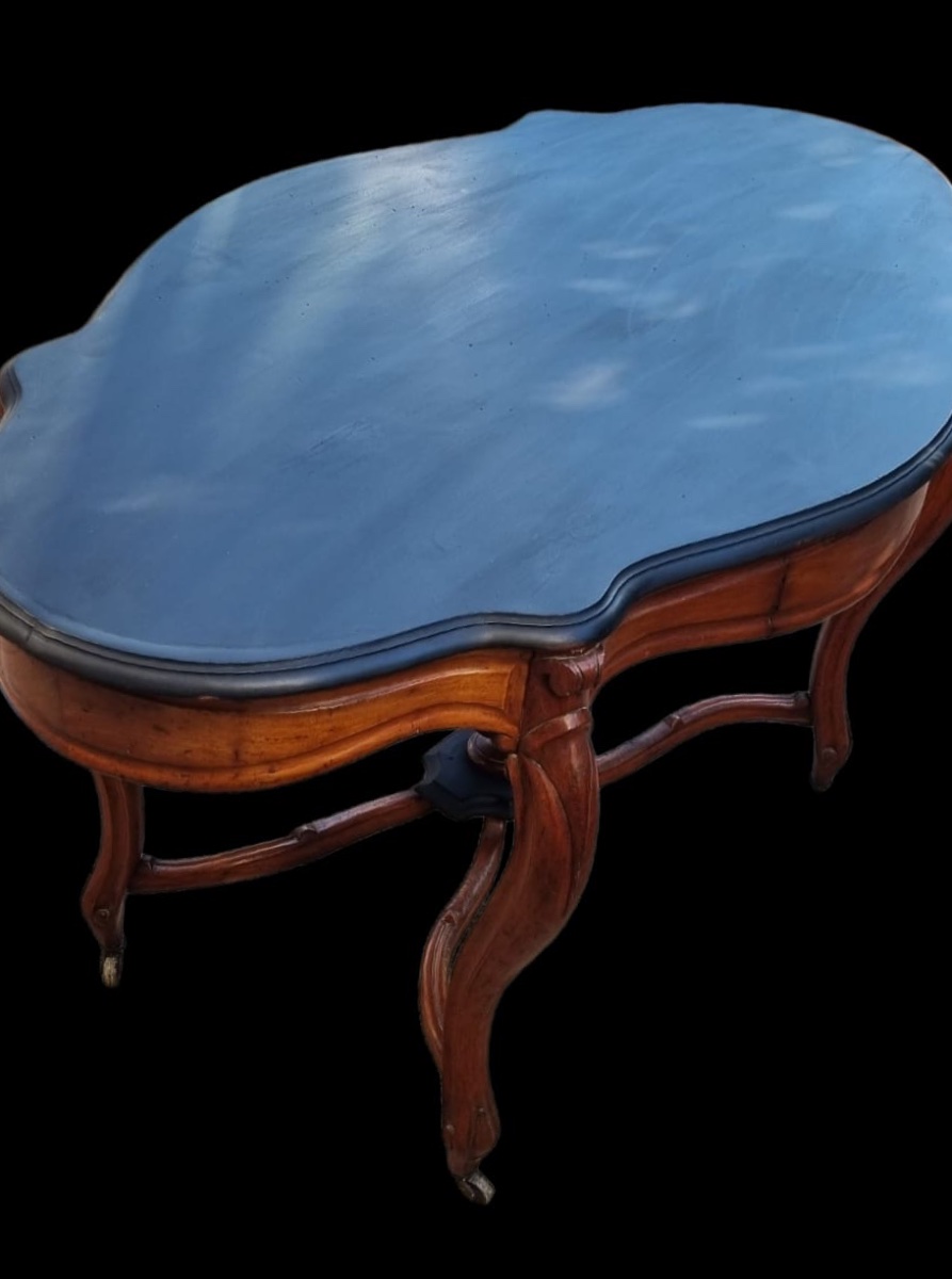 Napoleon III Period Mahogany Pedestal Table -photo-5