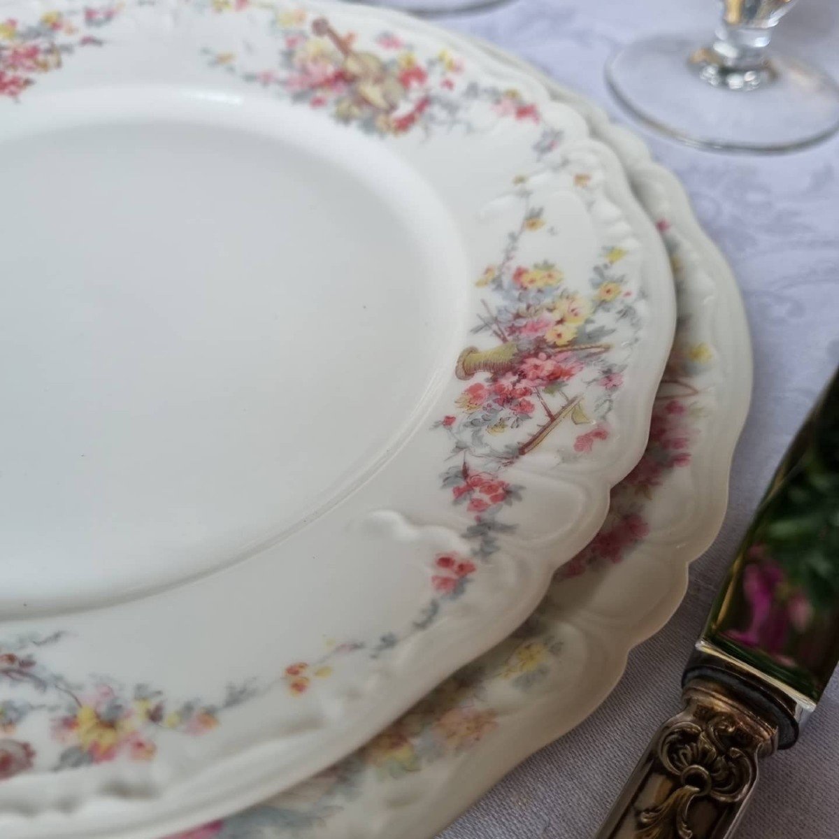 SERVICE DE TABLE DE LA MAISON HAVILAND EN PORCELAINE DE LIMOGES  FIN XIX-photo-7