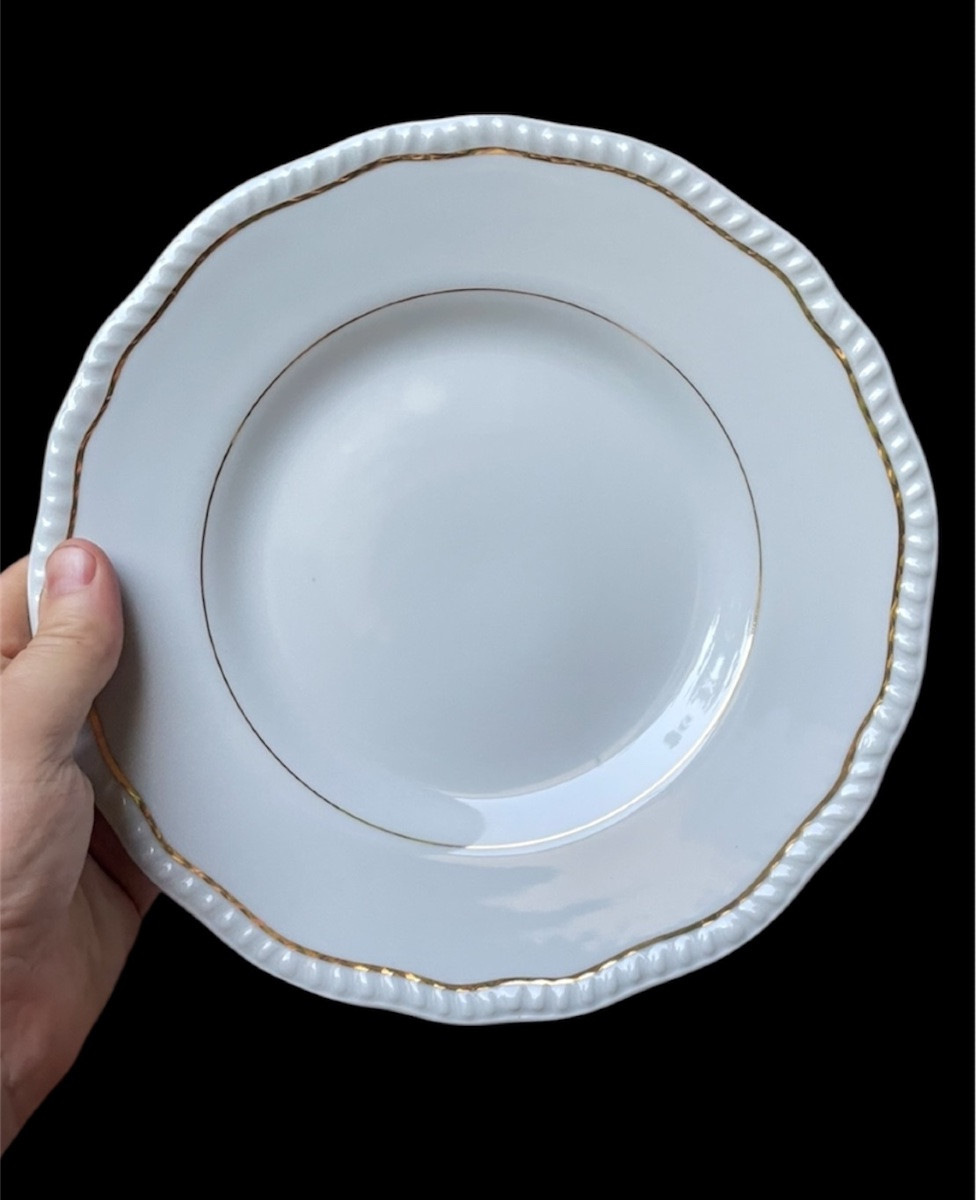 SERVICE  DE TABLE BERNARDAUD EN PORCELAINE  DE LIMOGES  67 PIÈCES -photo-5