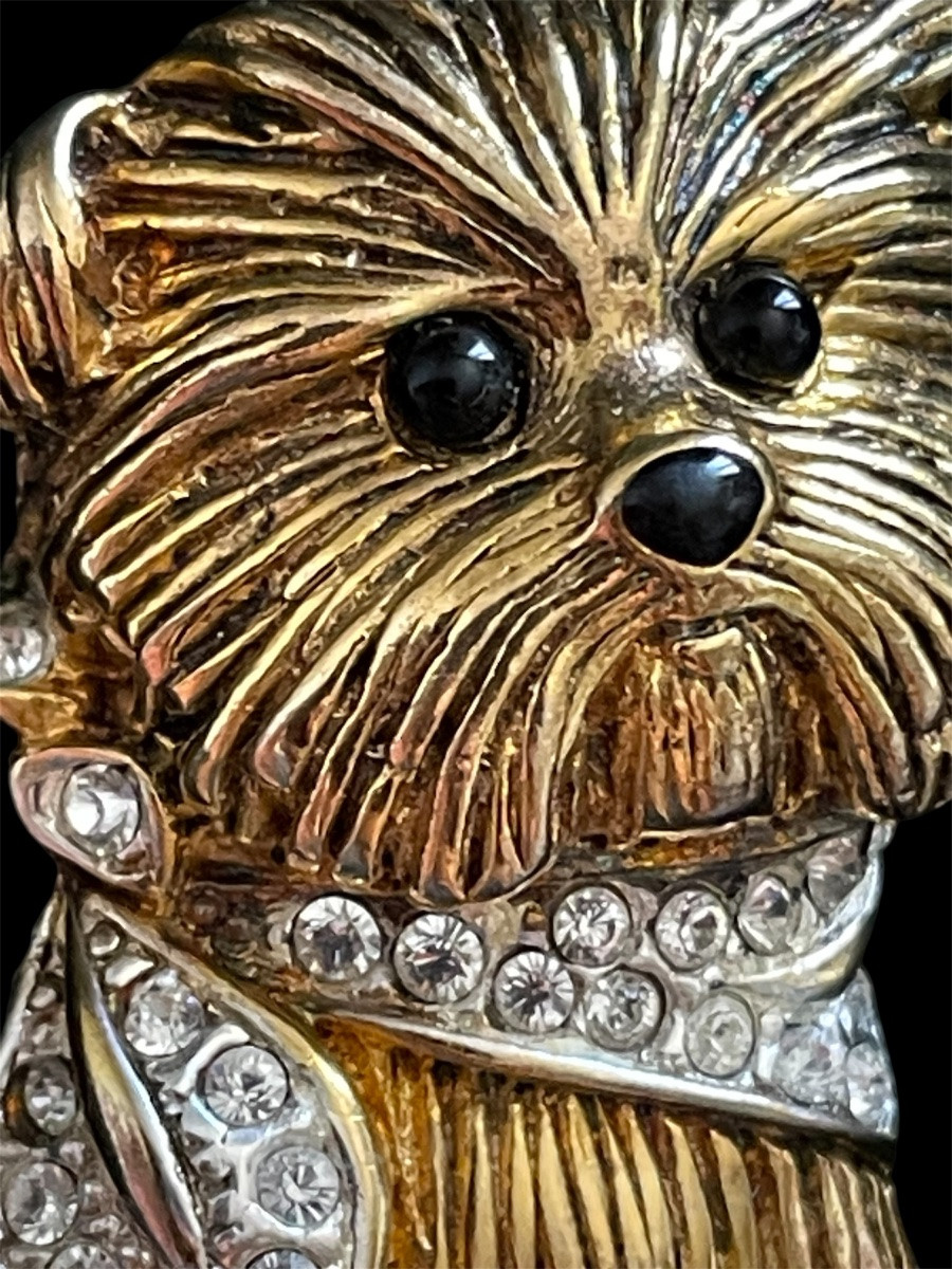Couture Brooch From Maison Carven, Yorkshire Dog Model  -photo-2