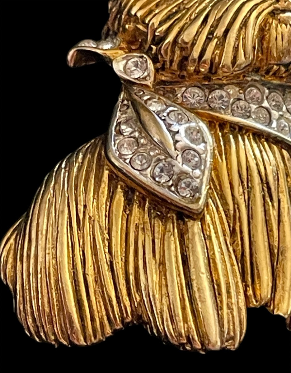Couture Brooch From Maison Carven, Yorkshire Dog Model  -photo-3