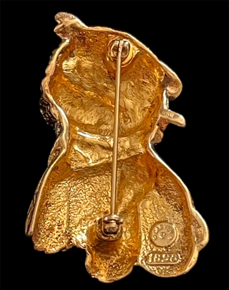 Couture Brooch From Maison Carven, Yorkshire Dog Model  -photo-4