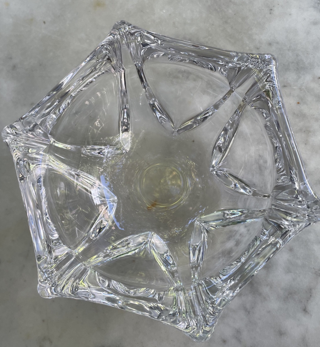 CENDRIER OU VIDE-POCHE  DAUM EN CRISTAL TRANSPARENT  ANNÉES 1950 -1960  DAUM FRANCE -photo-6