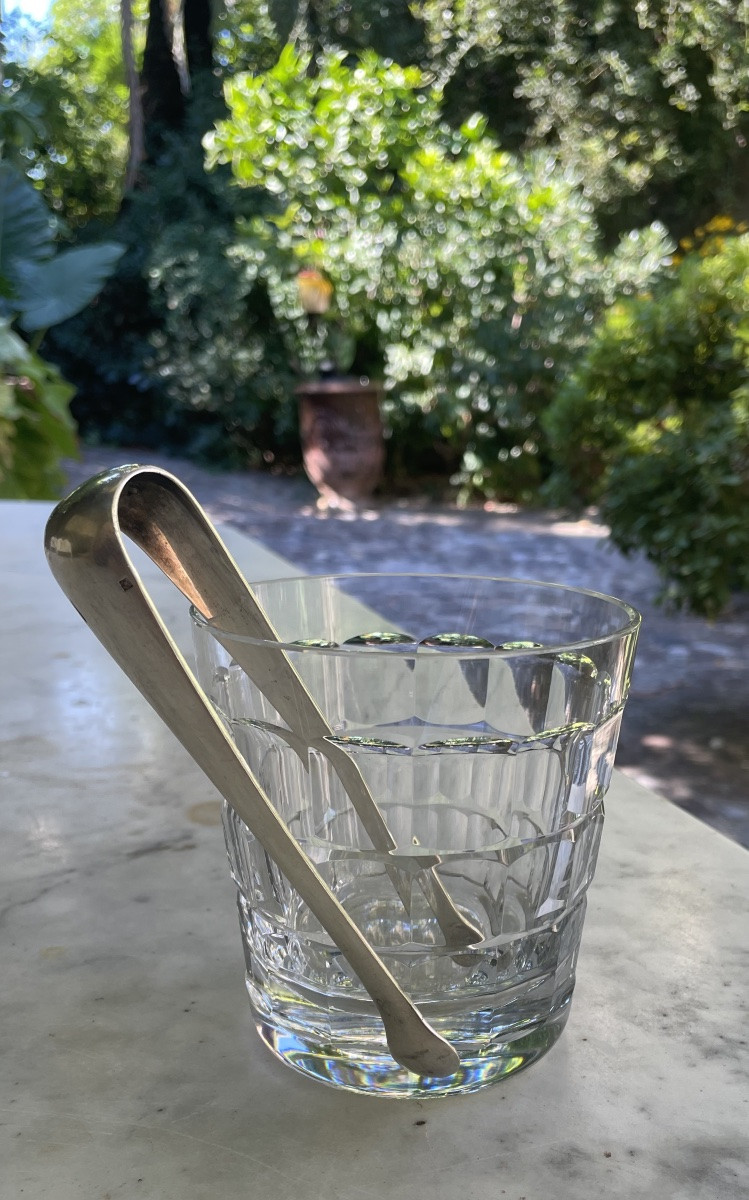 Baccarat Ice Bucket Charmes Model Cristallerie France Crystal Christofle Pinch -photo-6