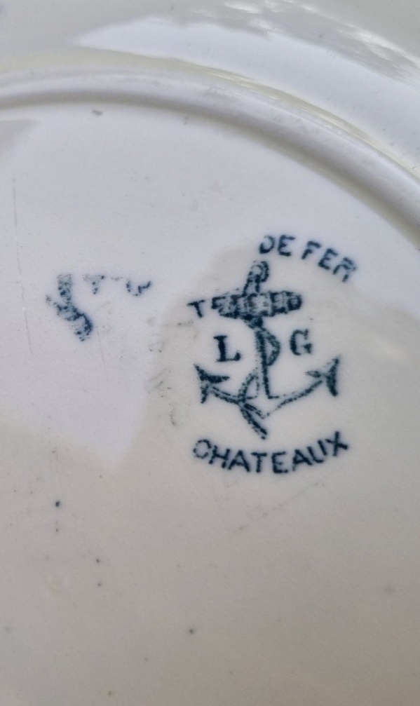 Clairefontaine Earthenware Tableware, Châteaux Pattern, Chantilly Chambord Tableware -photo-4