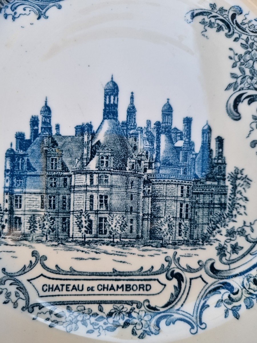 Clairefontaine Earthenware Tableware, Châteaux Pattern, Chantilly Chambord Tableware -photo-2