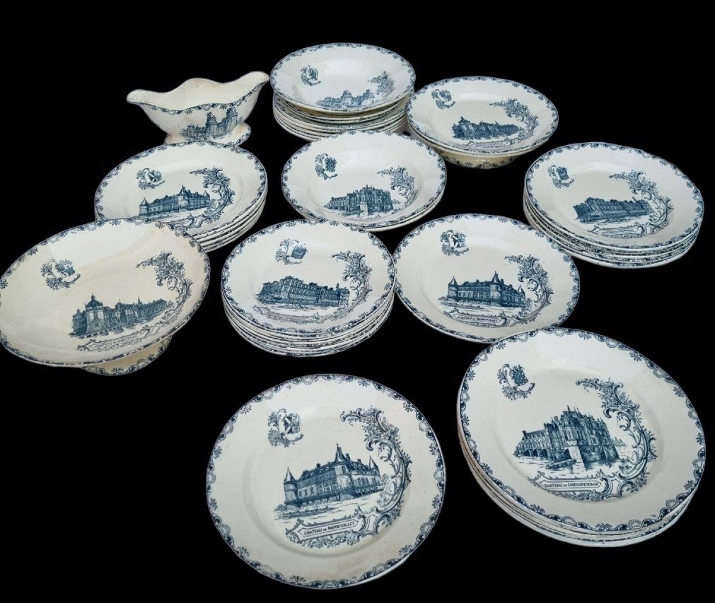 Petit saladier pour la table en faience blanche décor motifs Provençaux