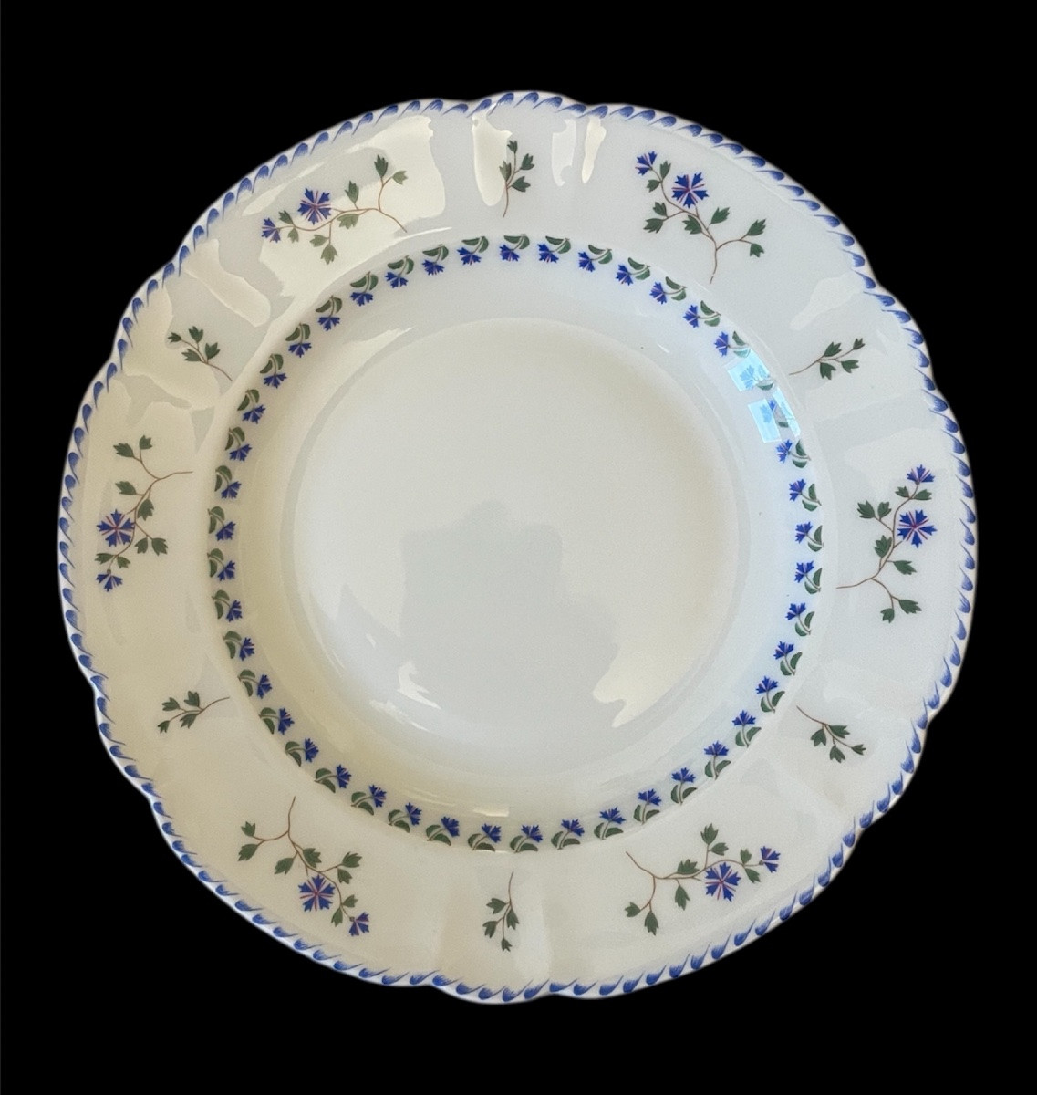 Haviland Tableware, Blueberry Pattern, Mozart Shape, Limoges Porcelain -photo-5